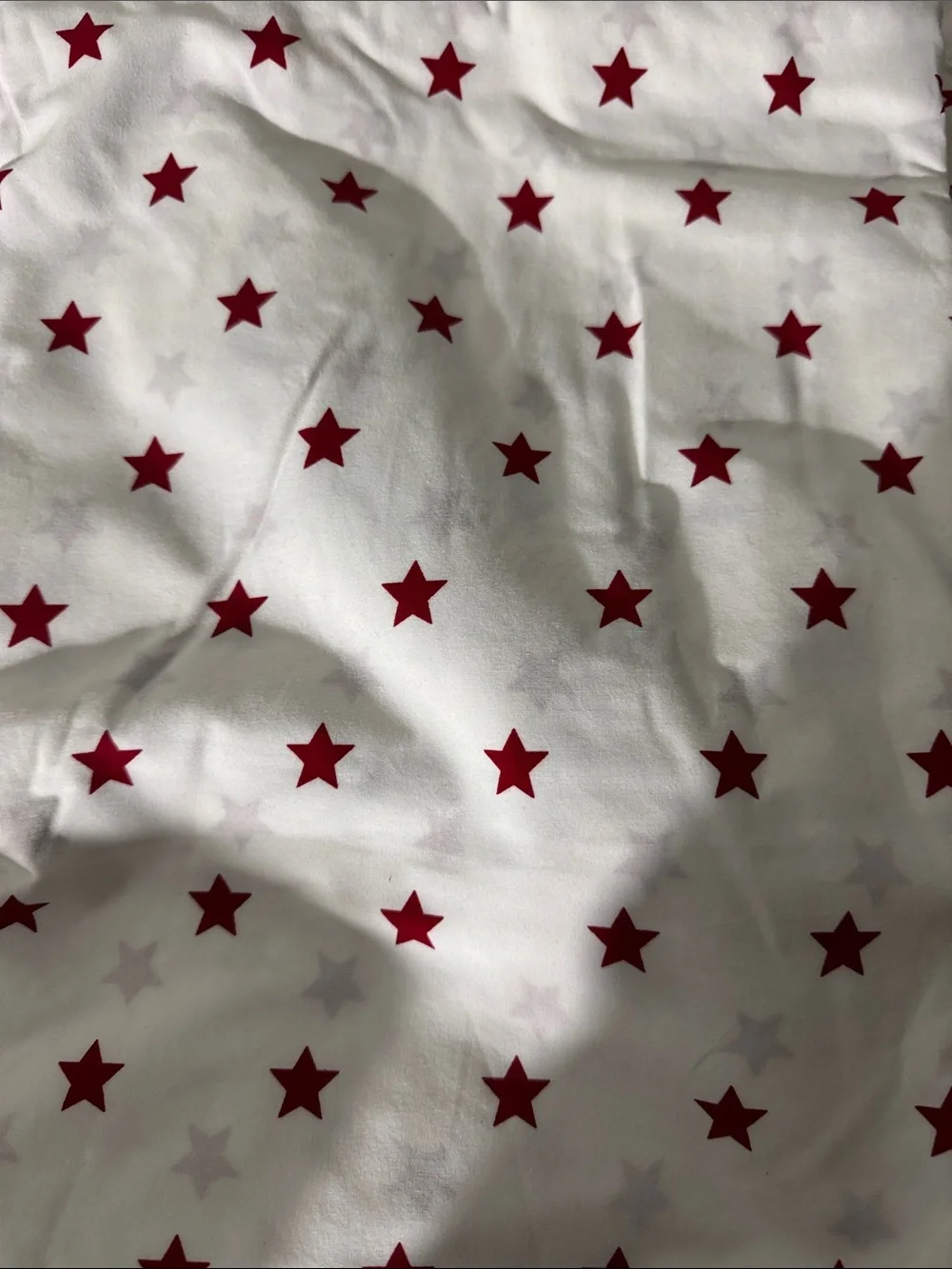 Red Star Print Cotton Queen Sheet Set Pottery Barn